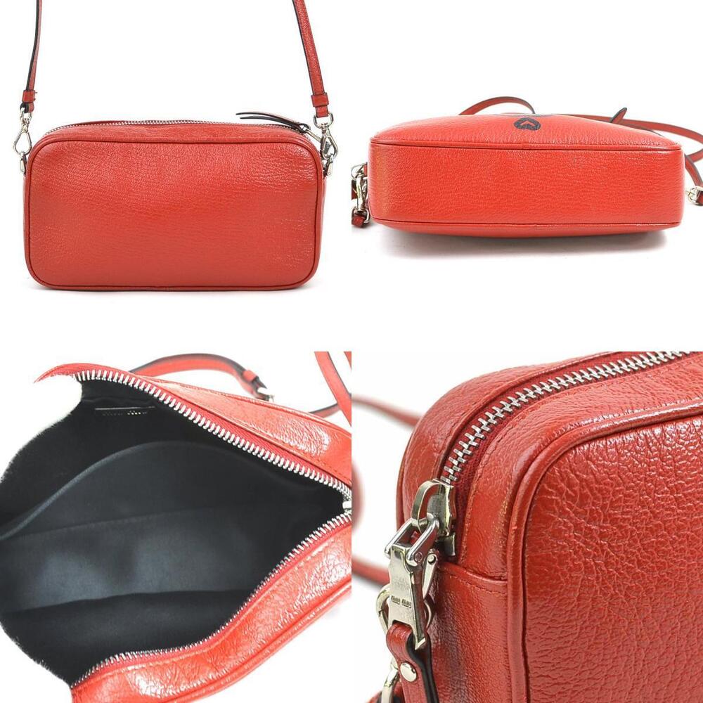 Miu MIu shoulder bag leather red - Picture 3 of 5